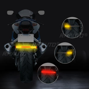 Bande lumineuse de sécurité pour moto 12V, 32 LED, feu arrière, clignotant, flexible, lampe de signalisation pour moto - Product Image 2