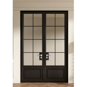 Porte Doppie in Alluminio Serie 60 su Misura, Design Retrò Francese, a Taglio Termico con Isolamento Acustico - Product Image 3