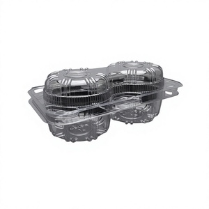 Envase Transparente de PET Reciclado con Diseño Ventilado para Productos Agrícolas Frescos, Capacidad de 120-200g - Product Image 1