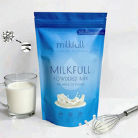 Sachet Doypack PE imprimé personnalisé avec bords dentelés 20oz, refermable à fermeture éclair, qualité alimentaire, pour fruits surgelés, snacks et Sea Crunchies