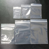 Suministro de fábrica, cremallera esmerilada, embalaje de ropa, bolsa de plástico transparente con cierre para camisetas, camisas, pendientes, gafas, collares