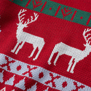 Áo len cổ tròn rộng rãi unisex thiết kế riêng theo yêu cầu, áo len Giáng sinh dài tay độc đáo, bán buôn áo len Giáng sinh xấu xí, thời trang mùa đông - Product Image 4