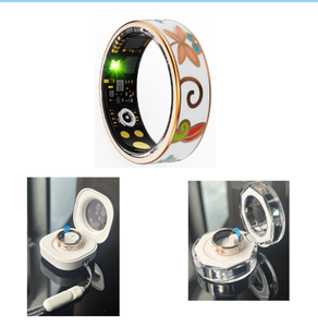 AEGIS R18 Nouvelle liste, autonomie de la <span class=keywords><strong>batterie</strong></span> plus longue, étanche IP68, surveillance intelligente du sommeil, bague intelligente pour <span class=keywords><strong>iPhone</strong></span> iOS - Product Image 2