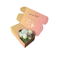 Boîte de transport de fleurs personnalisée nouveau design grande boîte d'expédition de bouquets de fleurs pour l'emballage de fleurs