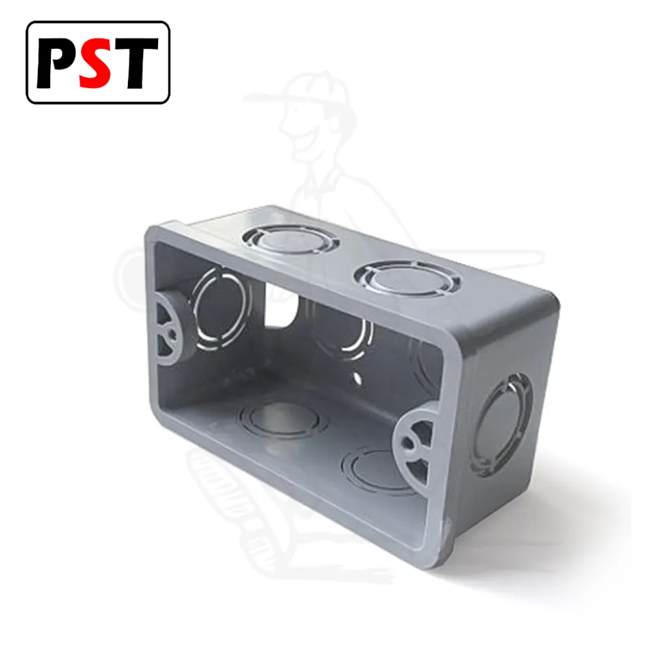 Electrical PVC Rectangular Junction Wall Box