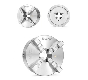 Mandrin de tour automatique HLTNC High K12-200 à 4 mors, diamètre 200 mm, 4000 tr/min, en acier trempé, mini - Product Image 5