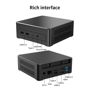 Mini <span class=keywords><strong>PC</strong></span> type-c 4.0 Amd R9 disque dur SSD Portable USB 3.2 Gen2 Interface bureau éducation entreprise ordinateur de bureau petit <span class=keywords><strong>espace</strong></span> - Product Image 6