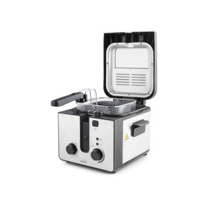 Friggitrice elettrica Vue Fryer da 2,5 litri in acciaio inox, design compatto per uso domestico in cucina - Product Image 2