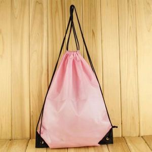 Design Custom logo Promotional Gift Sublimation Printed Nylon Polyester <b>Drawstring</b> <b>Backpack</b> Bag - Product Image 2