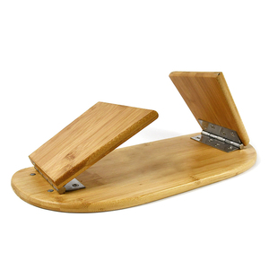 Panca di bambù e stuoie di Yoga grigio panca pieghevole per donne uomini <span class=keywords><strong>casa</strong></span> preghiera panca Yoga <span class=keywords><strong>mediazione</strong></span> - Product Image 4