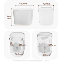 Sanitaires Modernes : Cuvette de toilette intelligente avec aromathérapie, fonction lavage féminin et WC intelligent automatique