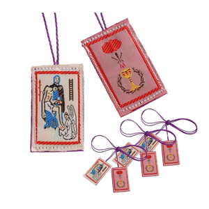 Escapularios Morados al por Mayor, Católicos, María Juilia Jahenny de la Bendición - Product Image 1