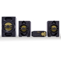 Système audio Hi-Fi grand format avec sortie RMS de 200 W, télécommande sans fil Bluetooth et égaliseur