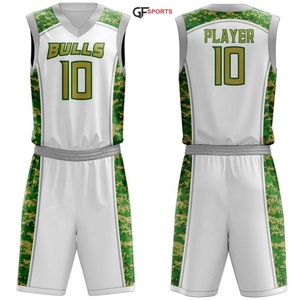 Uniformes de basket-ball personnalisés, uniformes d'équipe à motifs réduits - Product Image 2