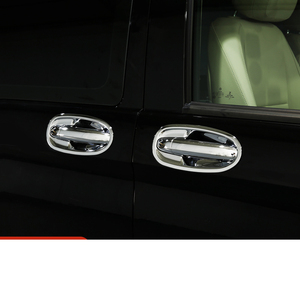 Cubierta Protectora Plateada Brillante para Manija de Puerta de Coche para <span class=keywords><strong>Mercedes</strong></span> <span class=keywords><strong>Benz</strong></span> <span class=keywords><strong>Vito</strong></span> V220 Clase V Metris W447 2017 2018 2019 2020 2021 2022 - Product Image 2