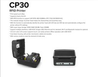 Imprimante d'étiquettes RFID UHF de bureau CHAINWAY CP30, imprimante thermique de codes-barres 203 DPI pour l'inventaire et la logistique