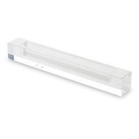Étui de luxe personnalisé en acrylique transparent pour Mézouzah, poli, sculpté à la main, écologique, de Waterdale Judaica Gifts, pour présentation juive