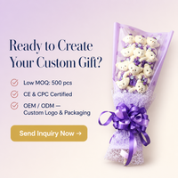 Ramo de Osos de Peluche Personalizados, Fabricación Directa de Fábrica OEM ODM, Regalo al por Mayor con Logotipo Personalizado, Embalaje con Certificación CE CPC