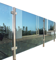 Accessoires de garde-corps vertical en acier inoxydable 304 sur mesure, avec base à bride carrée pour montage sur terrasse et cache décoratif, pour escalier et protection contre la rouille