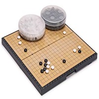 Vente Flash : Ensemble de jeu de Go chinois haut de gamme avec plateau en céramique et pierres Weiqi