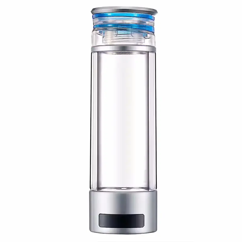 Portable Nano High Hydrogen Rich Water Generator Bottle Pure H2 Maker Ionizer Rechargeable Electrolysis Cup 2000-9000ppb