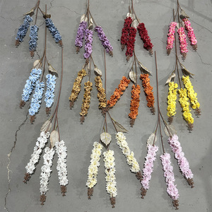 Bouquets de jacinthes artificielles Yixuan, fleurs en soie, décorations de mariage, décoration intérieure douce pour la maison - Product Image 2