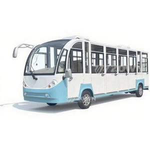 Mini bus touristique électrique 14 places à énergie solaire/batterie pour hôpital/zoo/visites <span class=keywords><strong>de</strong></span> nuit Navette fermée Voiture <span class=keywords><strong>de</strong></span> tourisme - Product Image 1