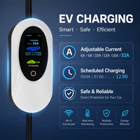 Station de recharge pour voitures électriques, chargeur mural EV, 22 kW, 11 kW, 3 phases, EVSE portable avec application intelligente, 6 m, certifié CE