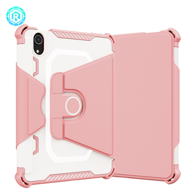 PU Leather Flip Smart Wake Tablet Covers and Cases for Apple iPad Mini 6  Protective Anti-dirt Rotatable Stand