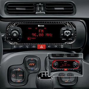<span class=keywords><strong>Accessori</strong></span> in Vera Fibra di Carbonio Shasha per Interni <span class=keywords><strong>Auto</strong></span> <span class=keywords><strong>Fiat</strong></span> <span class=keywords><strong>Panda</strong></span> 2013-2024, Set Completo - Product Image 3