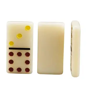 Mahjong personalizado em estoque, conjunto de jogo de família de viagem de material acrílico mah-jongg