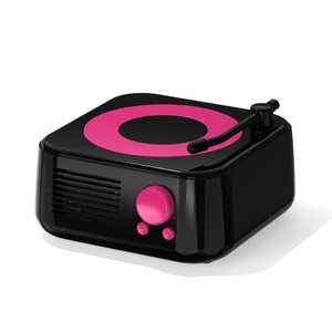 Oude stijl draadloze sololuidspreker, klein retro mini draagbaar plastic oplaadbaar batterijmodel - Product Image 1