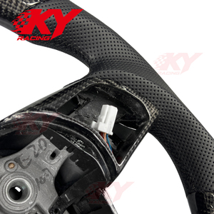 พวงมาลัยคาร์บอนไฟเบอร์แบบกำหนดเองสำหรับ Hyundai Sonata Sports สำหรับ Elantra N I30N I20N - Product Image 3