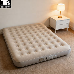 <span class=keywords><strong>Matelas</strong></span> pneumatique King Size Premium avec pompe USB intégrée, lit gonflable portable pour la maison, le camping en plein air et les voyages - Product Image 1