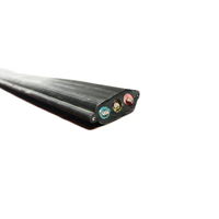 Câble en cuivre super flexible à 2 conducteurs, gaine en caoutchouc plat, 35 mm2 50 mm2