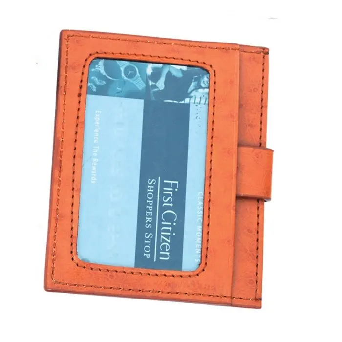 Wholesale Premium Custom Branding Leather Card Holder for Men Women Cash, ATM Card Credit Card Passport Holder Wallet