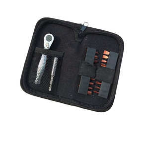 Juego de destornilladores de trinquete mini, juego de puntas planas y Phillips de 1/4, acero Cr-V, herramienta multifunción para reparación de bicicletas en el hogar - Product Image 1