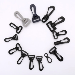 <b>Plastic</b> <b>Hook</b> Buckles Black 1-5cm For Bag Luggage Accessories Swivel Connectors Webbing <b>Hooks</b> Backpack Clips Spring 2024 - Product Image 4
