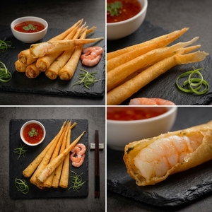 Mariscos Congelados, Palitos de Camarón Crujientes Semielaborados y Pre-fritos, Hechos con Camarón Fresco, Aptos para Freír en Aceite y Freír en Aire, Venta al por Mayor - Product Image 2