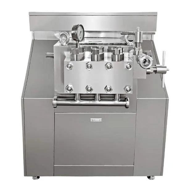 Meşrubat dolum makinesi için endüstriyel yüksek basınçlı süt homojenleştirici makinesi