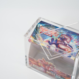 Bán buôn rõ ràng bí ẩn TCG Booster Box <span class=keywords><strong>Acrylic</strong></span> pokemined hiển thị trường hợp cho người thu gom - Product Image 2