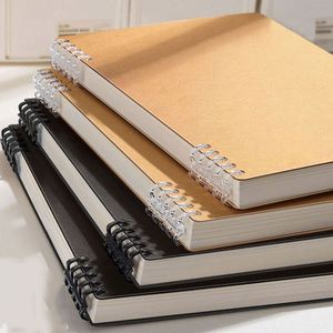 Thickened B5 Loose-Leaf Spiral Binding <b>Notebook</b> PVC Cover Horizontal <b>Grid</b> Gift - Product Image 2