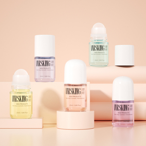 Op maat bedrukte logo lege parfum olie deodorant rollerball glazen fles 25ml 50ml met rollerbal - Product Image 5