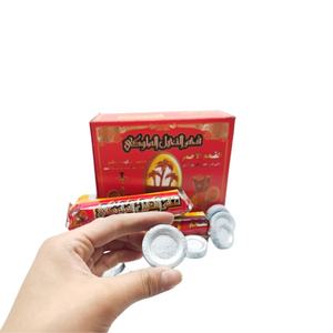 BAISEN durevole frutta infiammabile <span class=keywords><strong>carbone</strong></span> rotondo 6.5 g/<span class=keywords><strong>pz</strong></span> argento <span class=keywords><strong>carbone</strong></span> per narghilè - Product Image 4