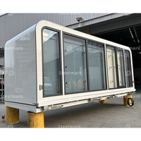 Petite maison vivante portable en conteneur modulaire bureau à domicile maison préfabriquée extensible
