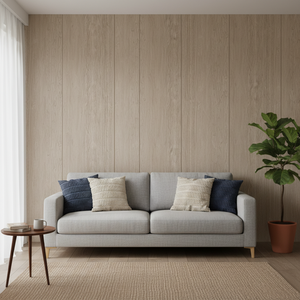 แผ่นไม้ไผ่ผนังสำหรับตกแต่งภายในบ้านกันไฟและกันน้ำ (WJP_FO) - Product Image 3