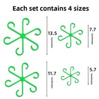 Supports de fixation en plastique pour plantes grimpantes, avec ressort anti-encrochement et support de plumes, pour la mise en forme des branches et des pots de fleurs en aménagement paysager