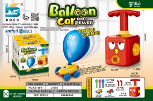 Ensemble de voitures à ballons à pression manuelle Space Upgrade, jouet de lancement pneumatique en plastique pour le plaisir des enfants et l'apprentissage de la physique - Product Image 2