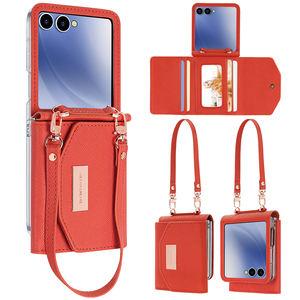 VIETAO Portefeuille en cuir PU tendance pour filles de luxe Etui de téléphone Dragonne compatible pour Samsung Galaxy <span class=keywords><strong>Z</strong></span> <span class=keywords><strong>Flip</strong></span> 7/6/5/<span class=keywords><strong>4</strong></span>/3 - Product Image 1