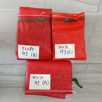 Sacs en filet pour oignons rouges 50x80 52x85 55x85cm 31 grammes 25kg 30kg Marché du Maroc